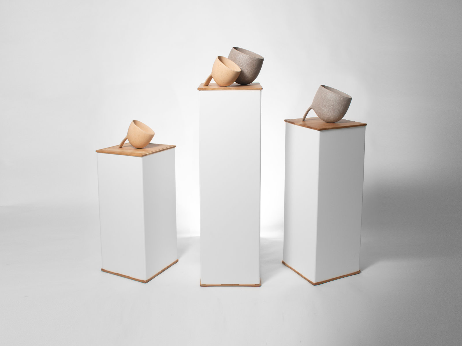 Säule für Produkt-Präsentationen und Ausstellungsstücke  100 cm | Blox Presenter 404060