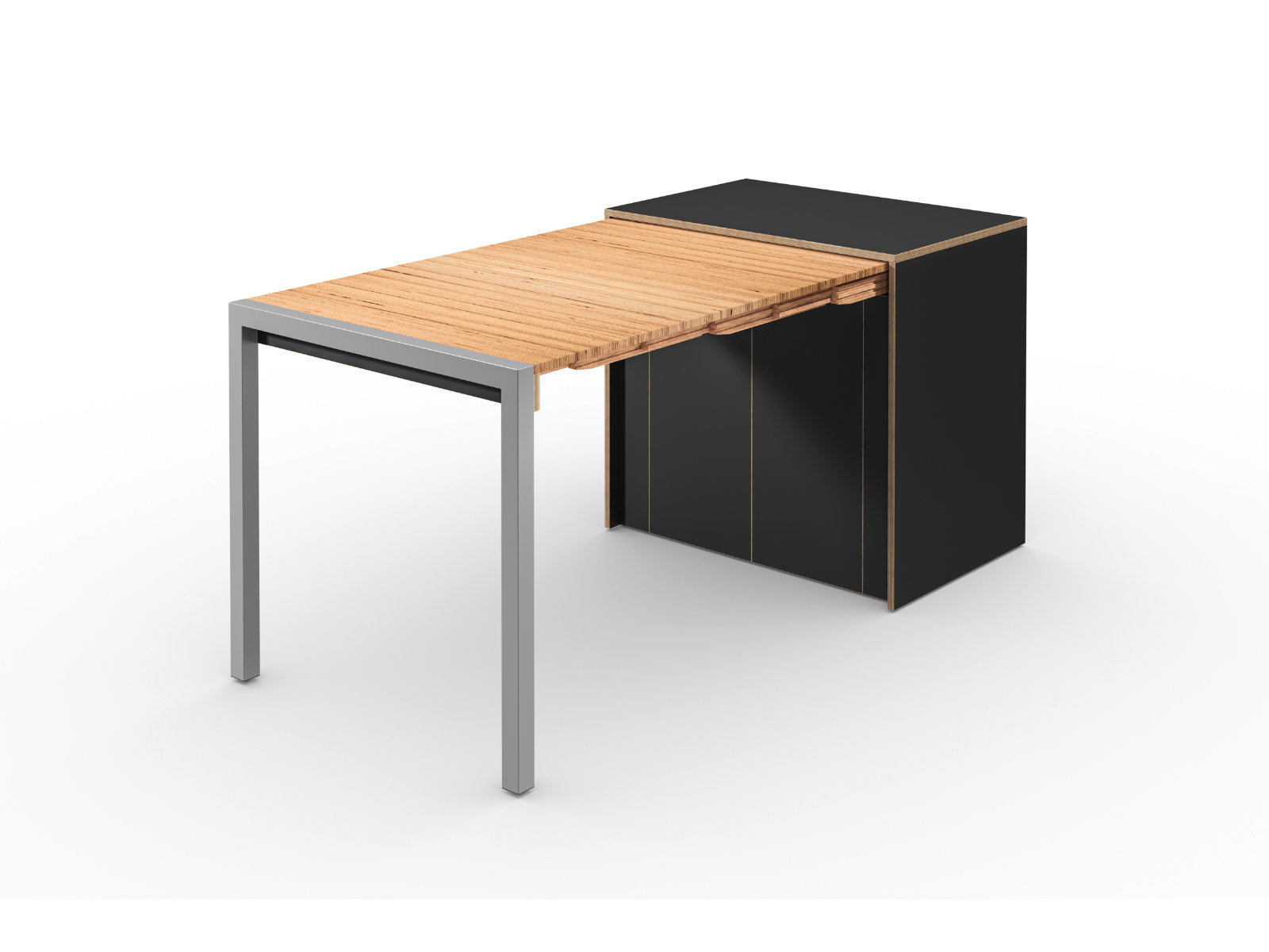 Sideboard mit ausziehbarem Tisch und Flügeltüren | Alwin's & Room Sideboard